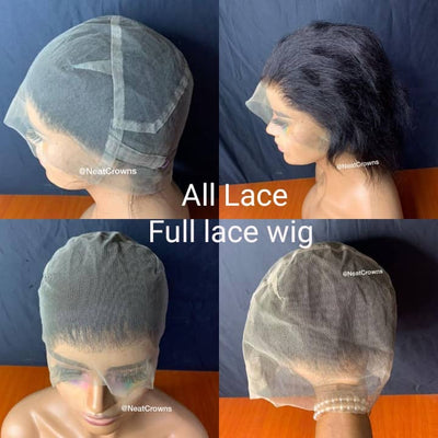 WHOLESALE ORDER FOR 5 Full lace wigs