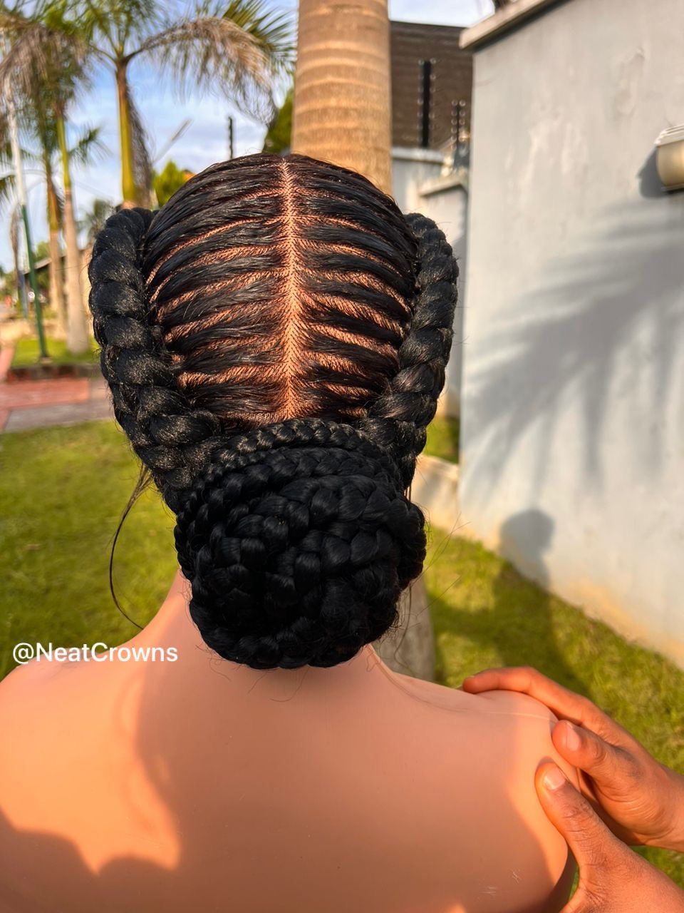 Double Dutch pigtail braids