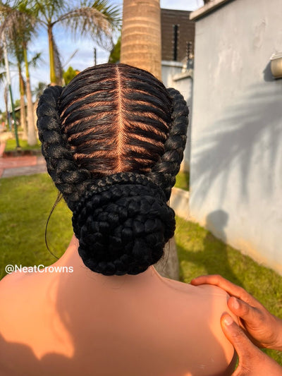 Double Dutch pigtail braids