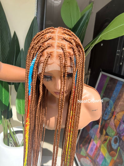 Auburn Candy Knotless wig