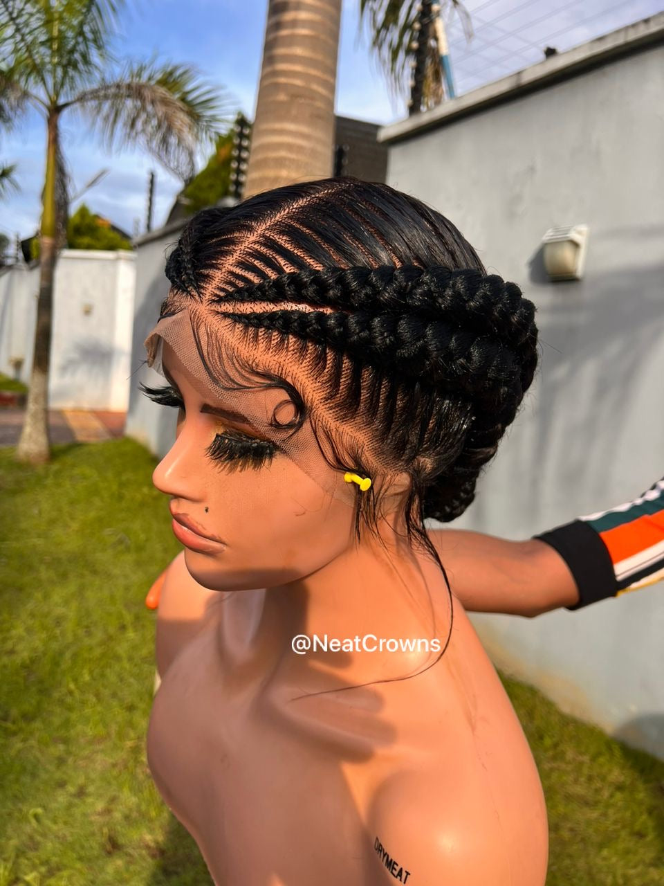 Double Dutch pigtail braids