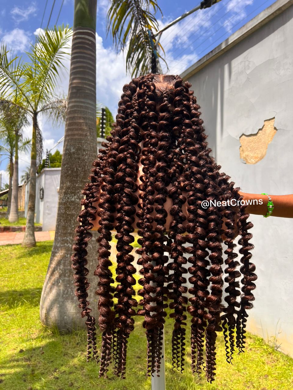 Chocolate bar Butterfly braids wig