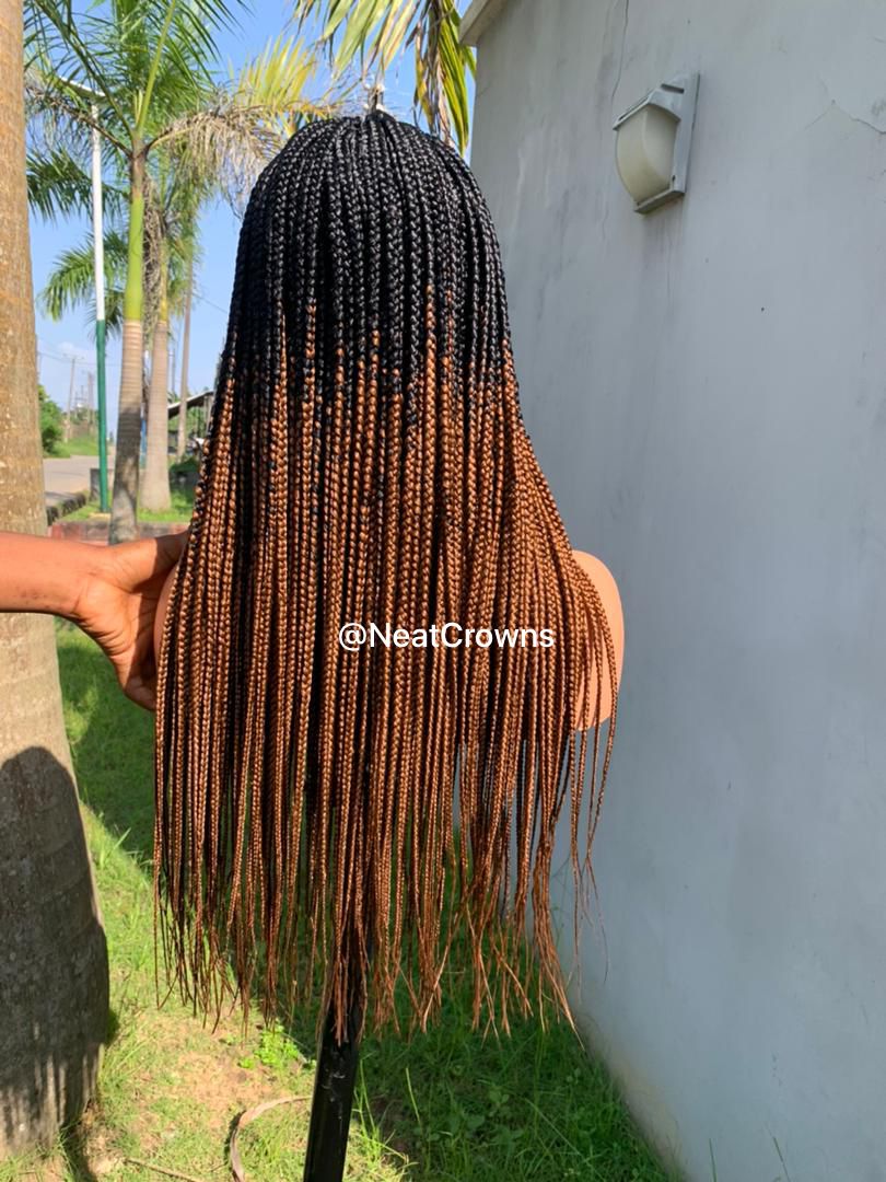 Ombre Knotless braids wig