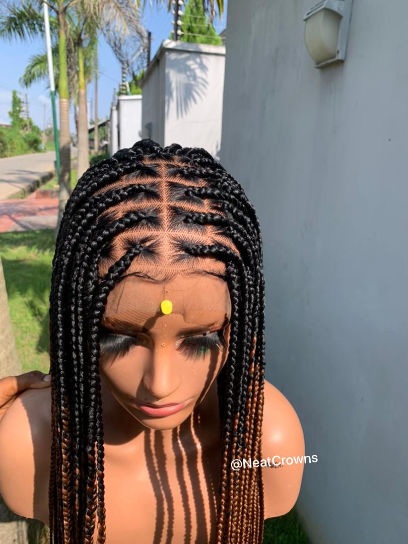 Ombre Knotless braids wig