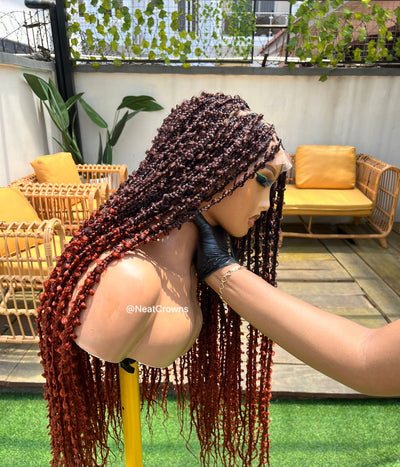 Small ombre Butterfly Knotless braids