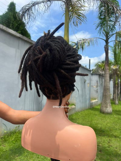 22” Hd full lace Jamaican Rasta human hair locs