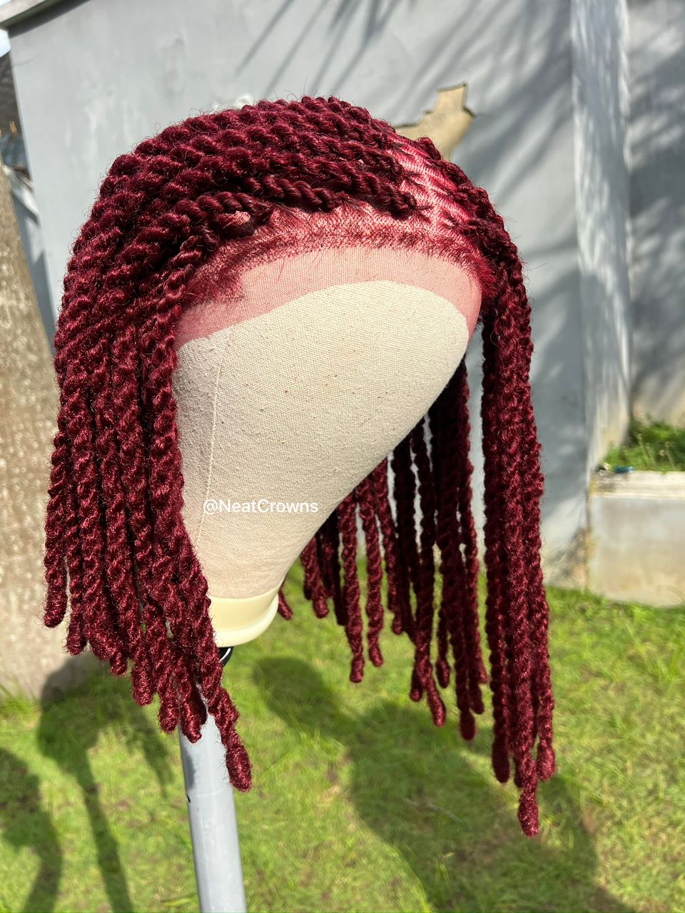 Men’s Shaved Hairline invisible locs