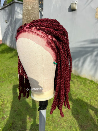 Men’s Shaved Hairline invisible locs