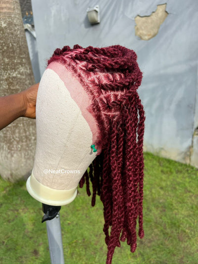 Men’s Shaved Hairline invisible locs