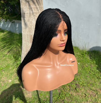 Needle size ready to ship closure wig