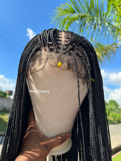50 inches ready to ship full lace Micro Knotless braids