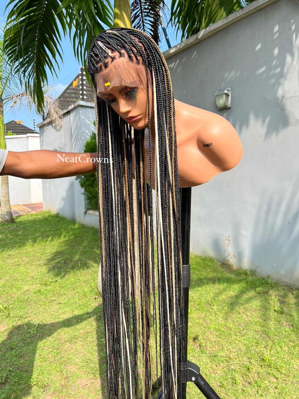 50 inches small Knotless braids