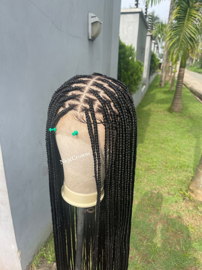 30” small Knotless braids wig