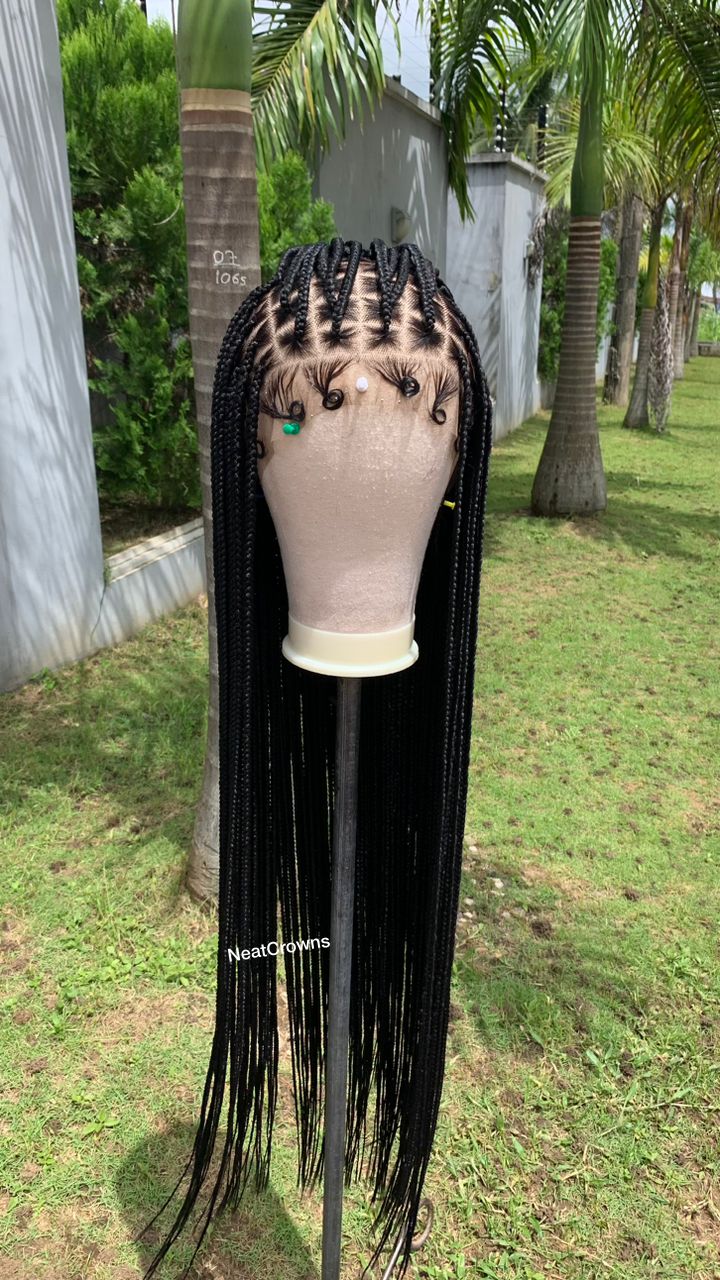 20” full lace Ready to ship Knotless braids