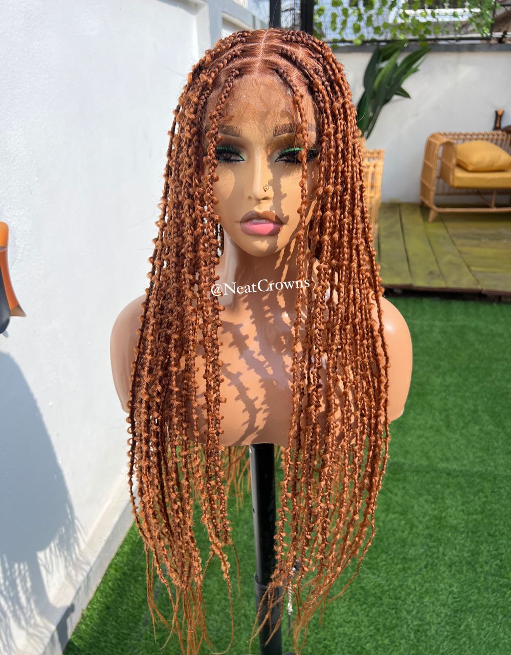 Small Butterfly braids wig