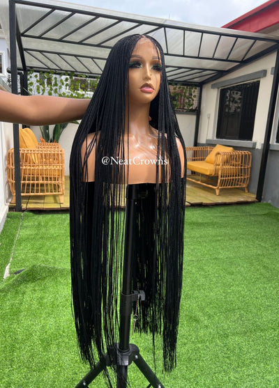 44 inches micro Knotless braids wig