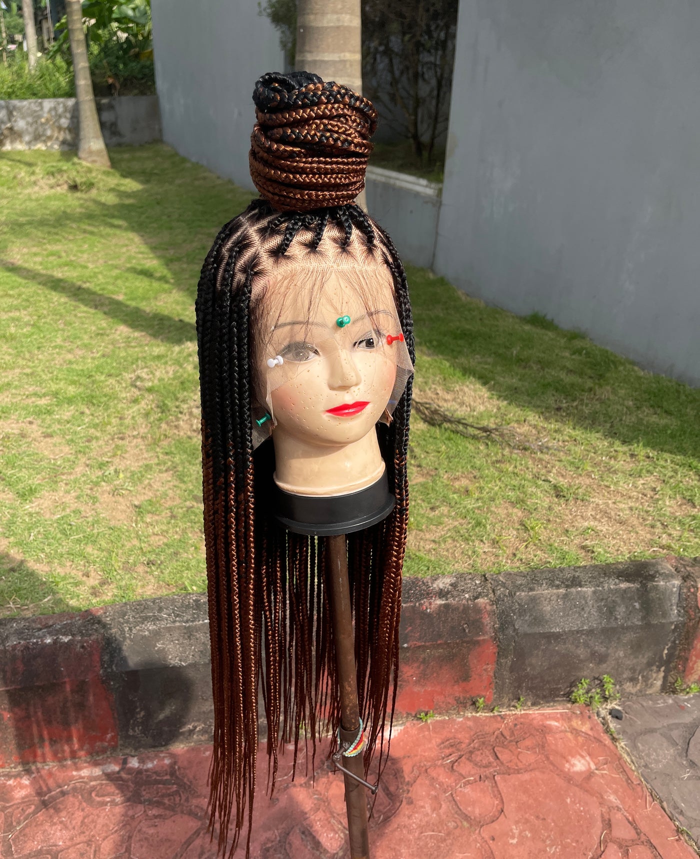 Ombre 1b/30 Knotless braids wig