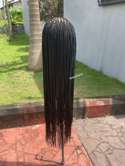 22 inches micro Knotless ready to ship full lace wig