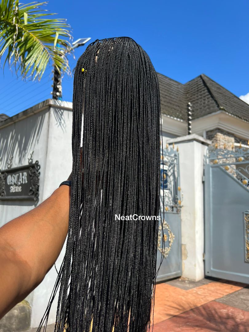 50 inches ready to ship full lace Micro Knotless braids