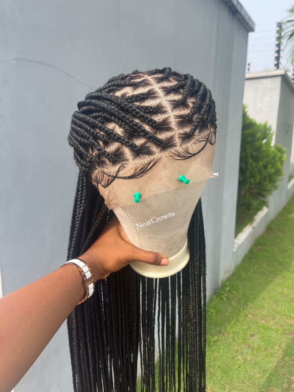 30” small Knotless braids wig