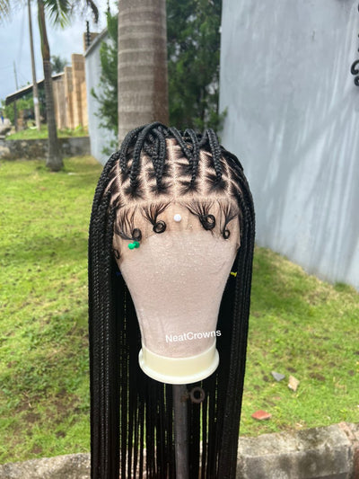 30 inches Frontal Knotless braids