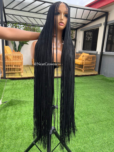 44 inches micro Knotless braids wig