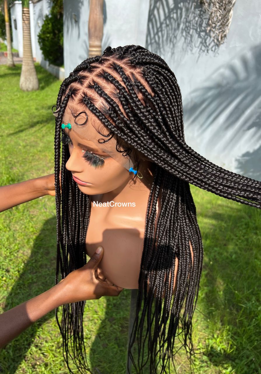 28 inches color 2 ready to ship Knotless braids wig