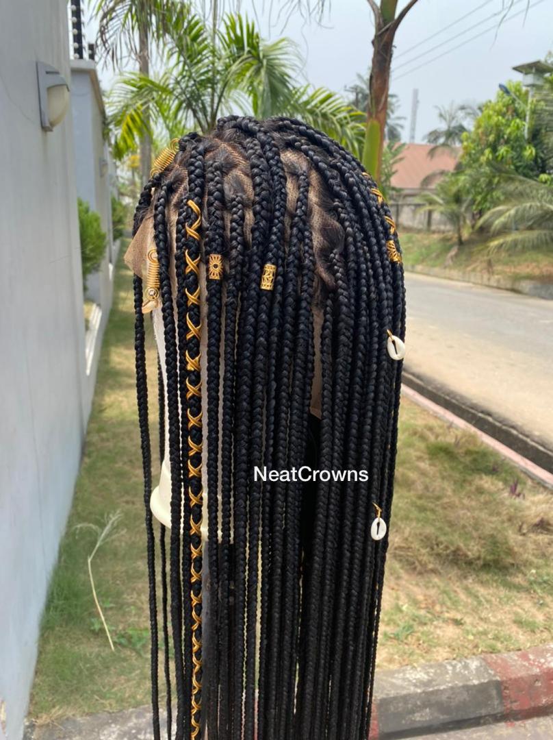 50 inches Knotless Braids Wig
