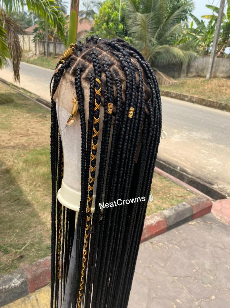 50 inches Knotless Braids Wig
