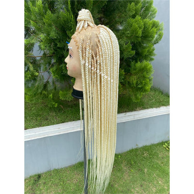 Blonde Knotless braids