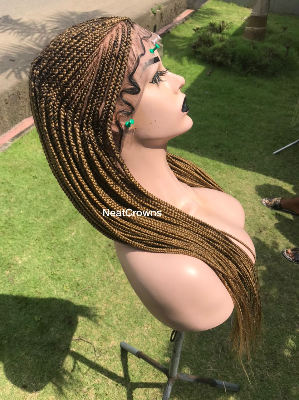 Geometric Cornrow Wig