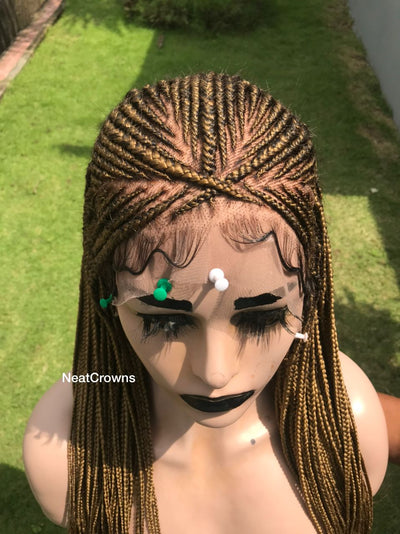 Geometric Cornrow Wig