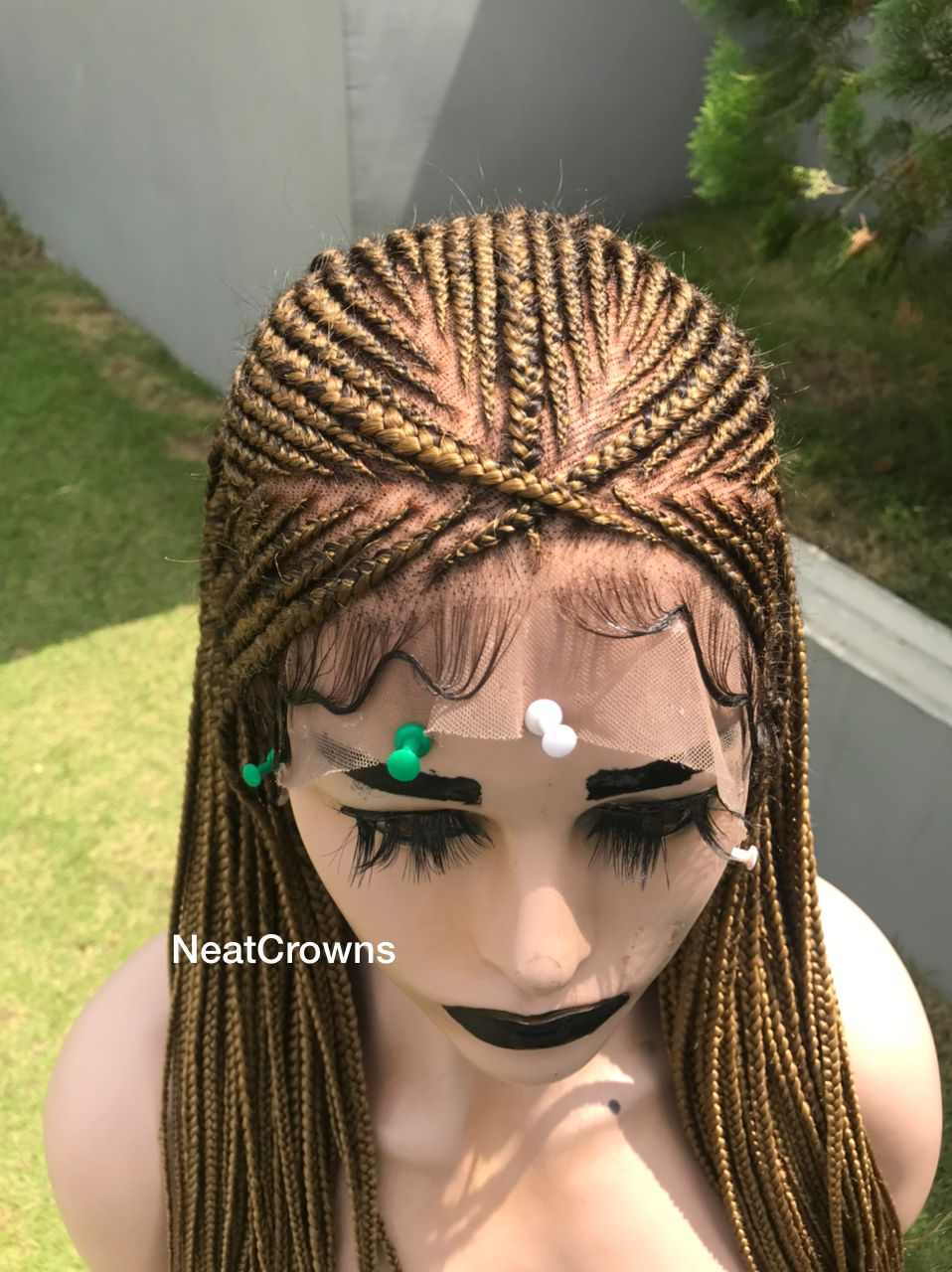 Geometric Cornrow Wig