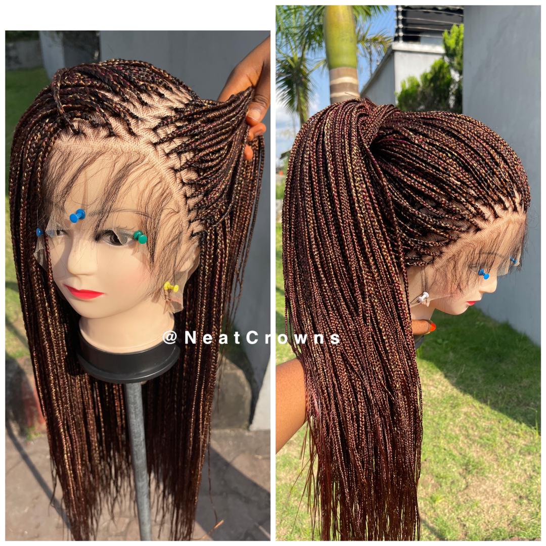 Micro Triangle Knotless Braids Wig Neatcrowns