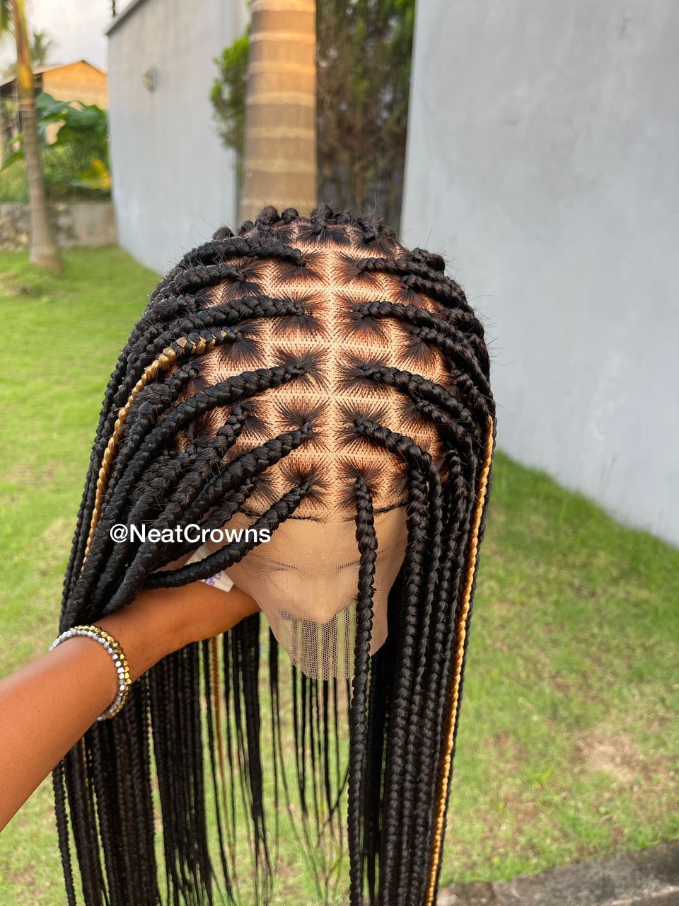 Medium Knotless Braids Wig