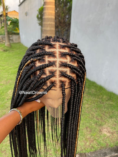 Medium Knotless Braids Wig