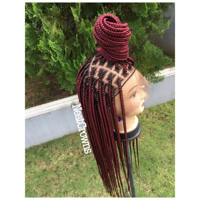 Medium Knotless Braids Wig