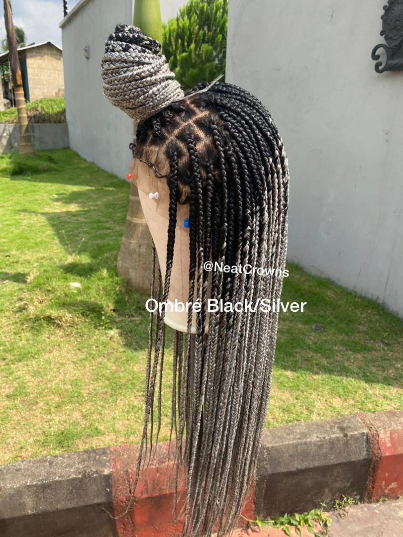 Medium Knotless Braids Wig