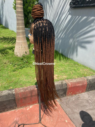 Medium Knotless Braids Wig