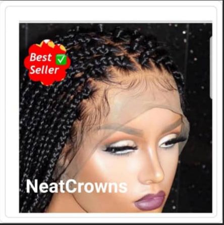 Medium Knotless Braids Wig