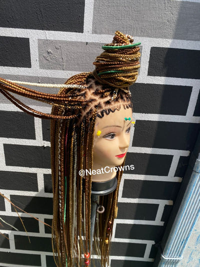 Wig Eva Knotless braids wig