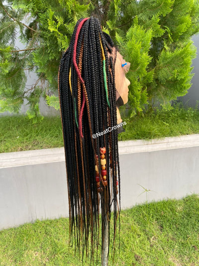 Wig Eva Knotless braids wig