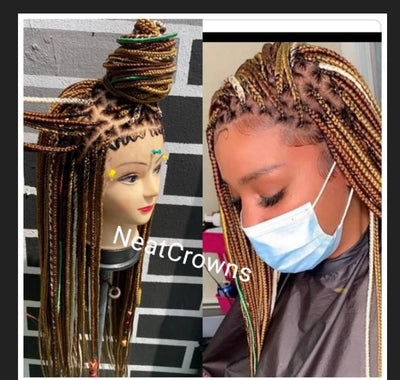 Wig Eva Knotless braids wig