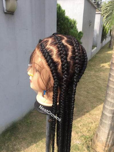 Zigzag Feed-in Cornrows