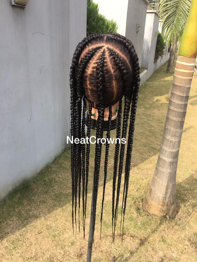 Zigzag Feed-in Cornrows