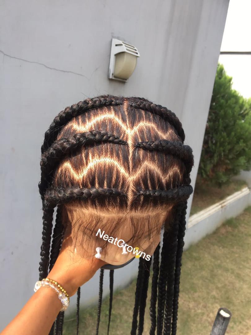 Zigzag Feed-in Cornrows